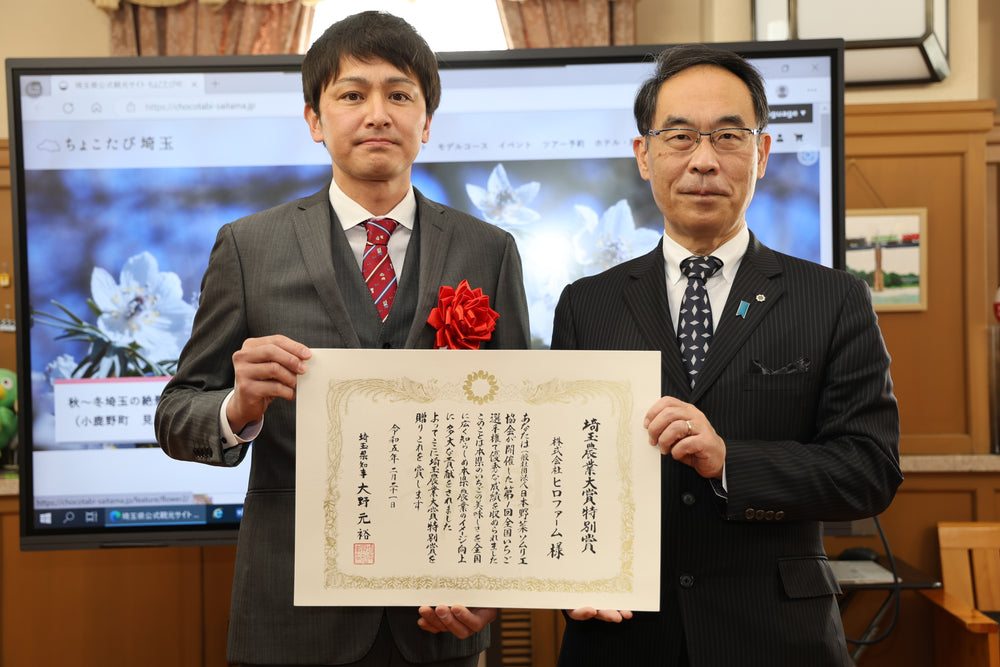 数量限定〉第一回いちご選手権最高金賞受賞 ヒロファームのプレミアム