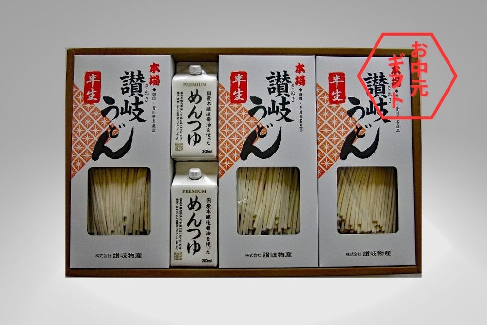 【夏ギフト2025】讃岐半生うどんギフト